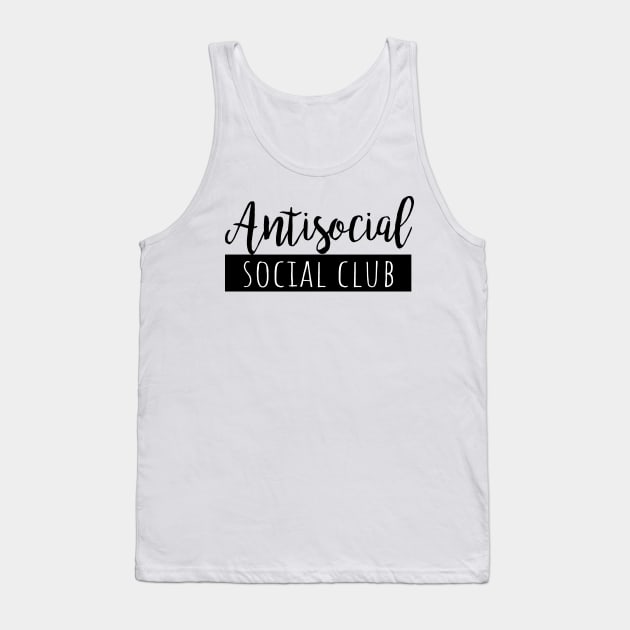 Antisocial Social Club Tank Top by Sky55